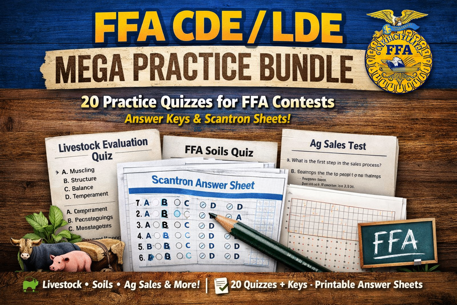 FFA CDE/LDE mega practice bundle